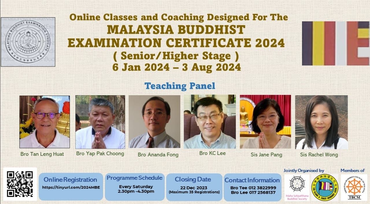 Malaysian Buddhist Examination Certificate 2024 Whazhappening