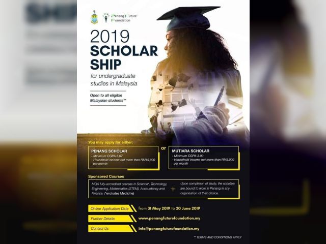2019 Scholarship For Undergraduate Studies In Malaysia